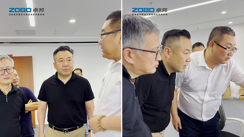 ZOBO卓邦張新峰與協(xié)會(huì)領(lǐng)導(dǎo)走訪中建電子信息技術(shù)有限公司，共商發(fā)展大計(jì)