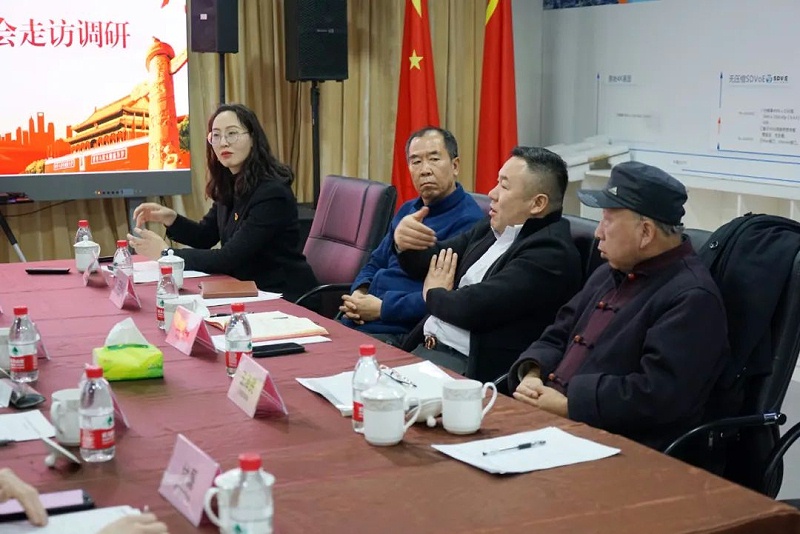 中共北京市商業(yè)服務業(yè)協(xié)會第三聯(lián)合黨委領導蒞臨北京聲光視訊行業(yè)協(xié)會會長單位ZOBO卓邦調(diào)研工作